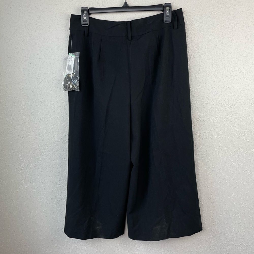 NWT Kasper Black Cropped Pants Size 8 - Picture 5 of 5